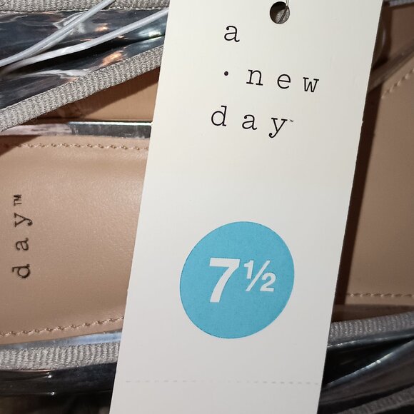 NEW A New Day™ Women's Joy Ballet Pumps Silver - Picture 8 of 12